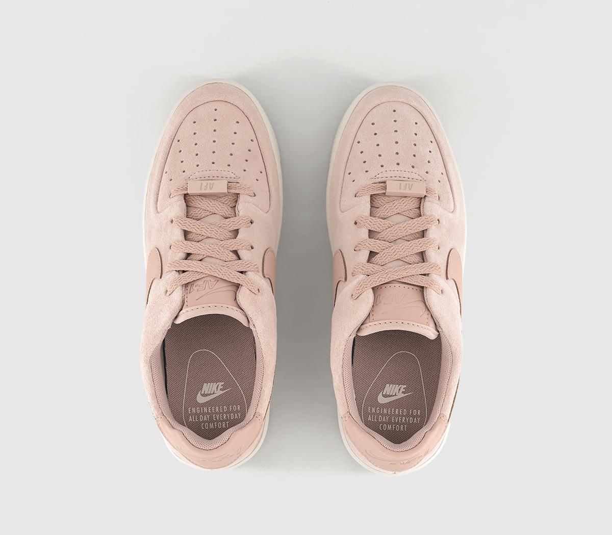 NikeAir Force 1 Sage Trainers NikeAir Force 1 Sage TrainersParticle Beige Phantom