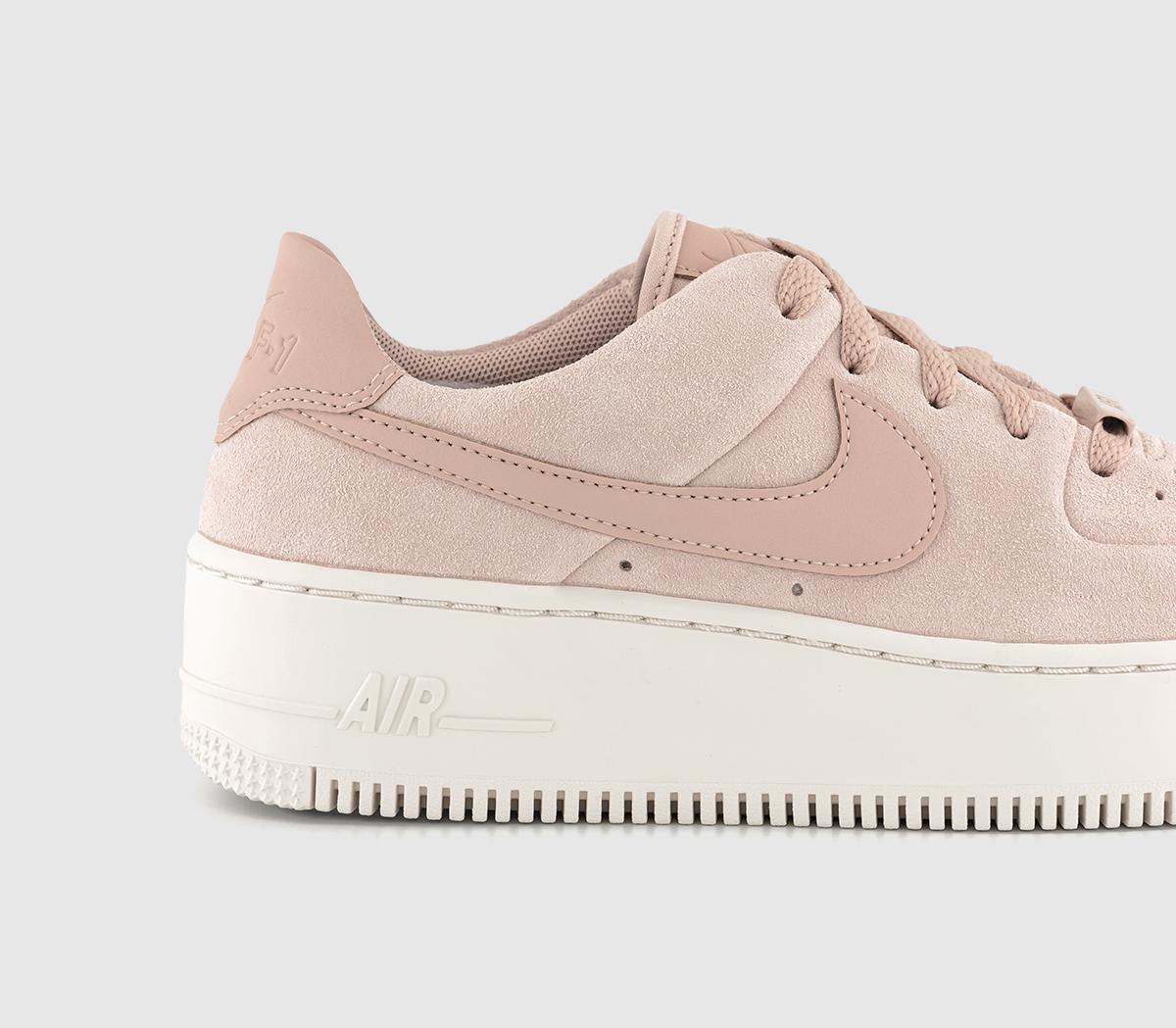 NikeAir Force 1 Sage Trainers NikeAir Force 1 Sage TrainersParticle Beige Phantom