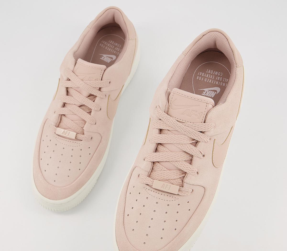 NikeAir Force 1 Sage Trainers NikeAir Force 1 Sage TrainersParticle Beige Phantom
