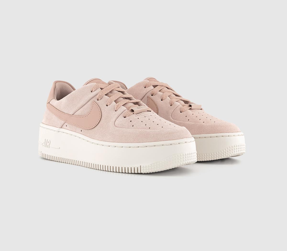 NikeAir Force 1 Sage Trainers NikeAir Force 1 Sage TrainersParticle Beige Phantom