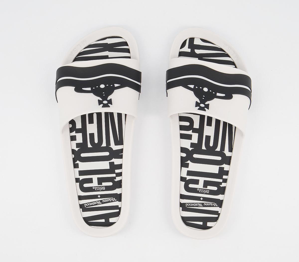 Vivienne Westwood Vw Beach Slides Vivienne Westwood Vw Beach Slides White Contrast