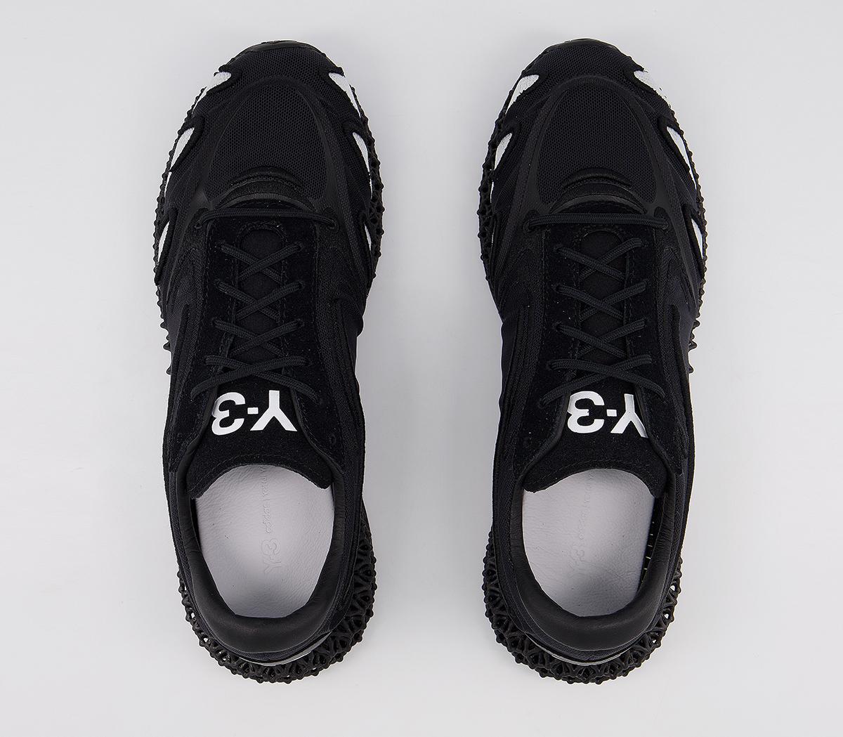 adidas Y-3 Y-3 Runner 4d Trainers adidas Y-3 Y-3 Runner 4d Trainers Black White