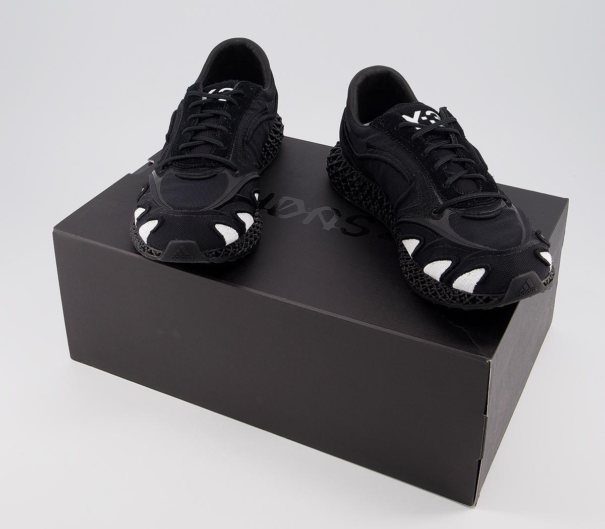 adidas Y-3 Y-3 Runner 4d Trainers adidas Y-3 Y-3 Runner 4d Trainers Black White