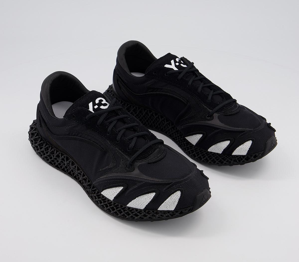 adidas Y-3 Y-3 Runner 4d Trainers adidas Y-3 Y-3 Runner 4d Trainers Black White