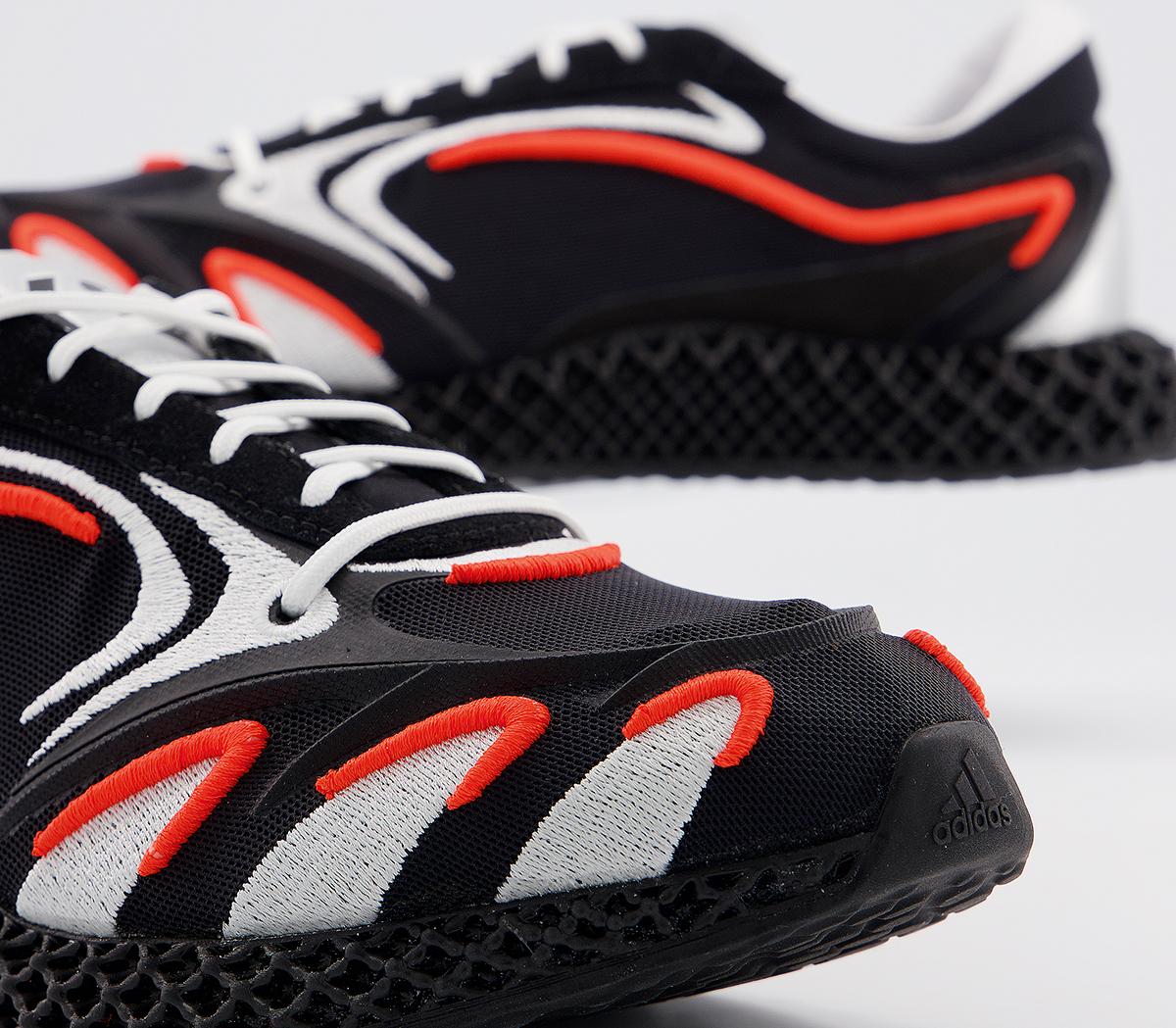 adidas Y-3 Y-3 Runner 4d Trainers adidas Y-3 Y-3 Runner 4d Trainers Black Solar Orange Silver Met