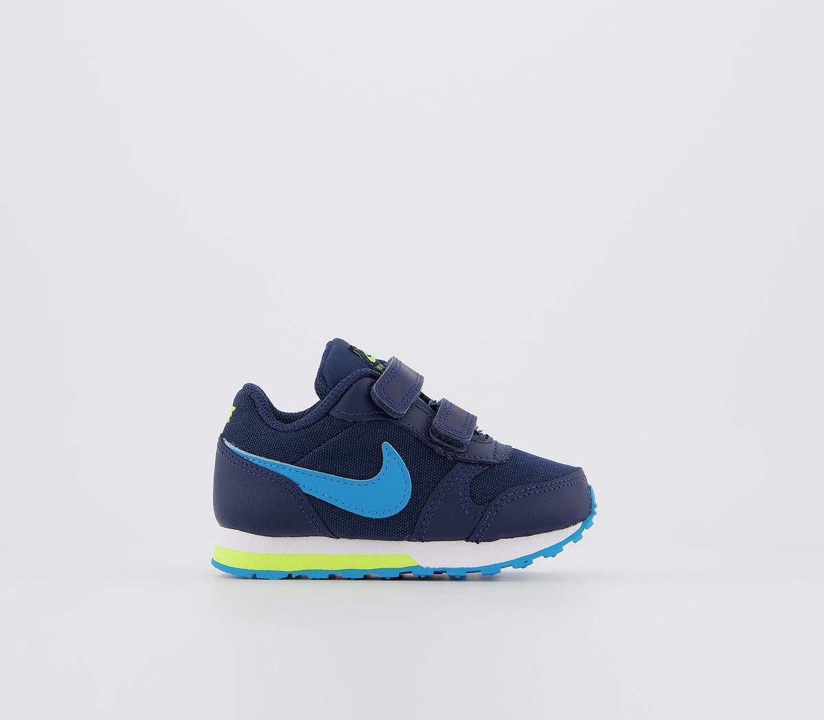 NikeMd Runner Infant TrainersMidnight Navy Laser Blue Lemon Venom