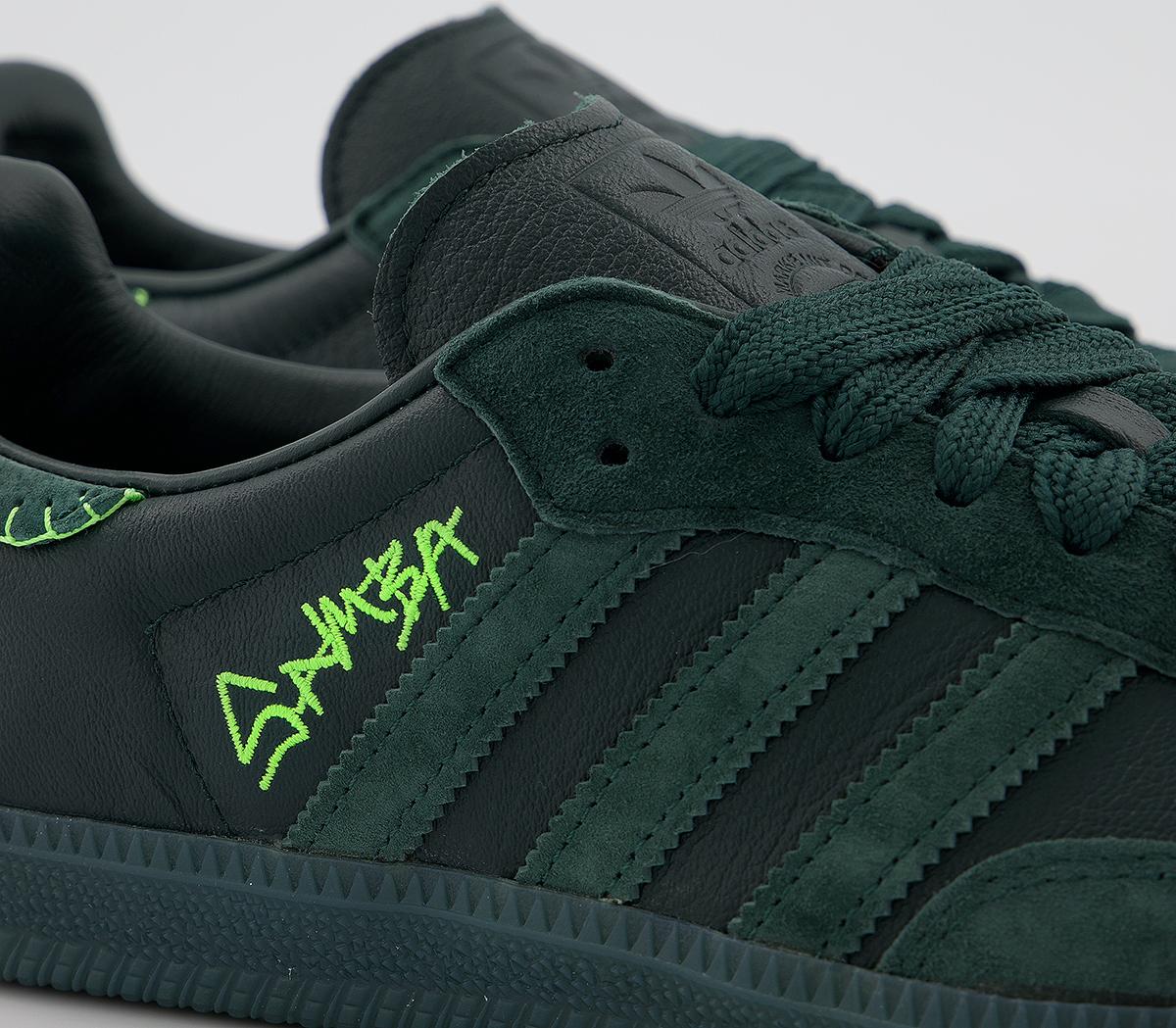 adidas Consortium Samba Trainers Jonah Hill Forest Green - Men's