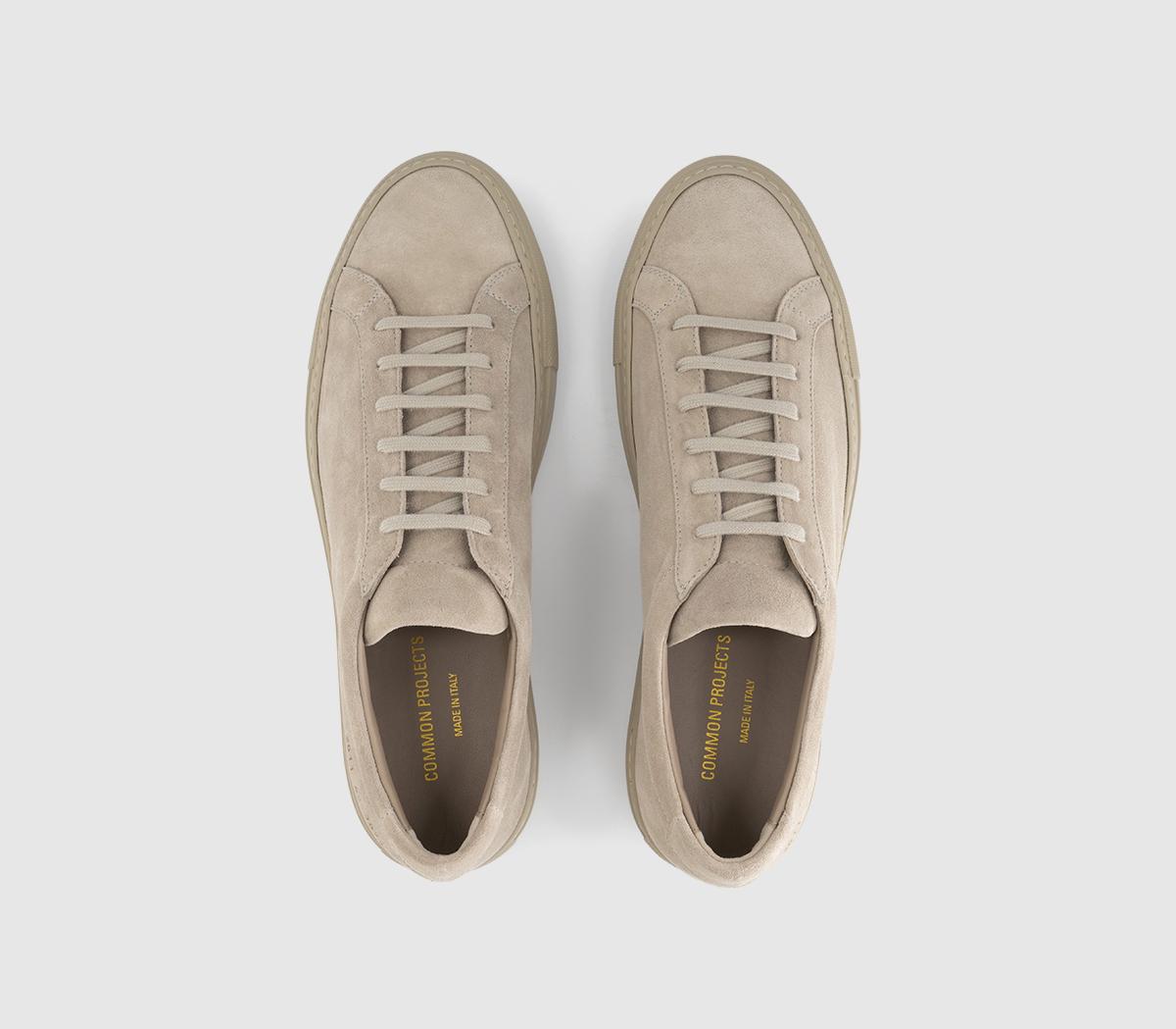 Common ProjectsAchilles Premium TrainersWarm Grey Suede