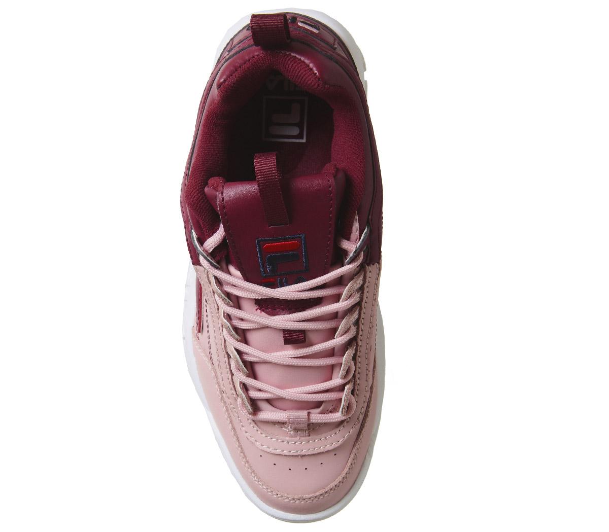 FilaDisruptor II TrainersPink Shadow White Split