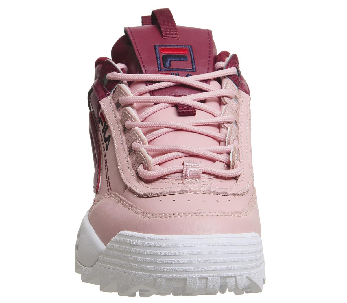 FilaDisruptor II TrainersPink Shadow White Split