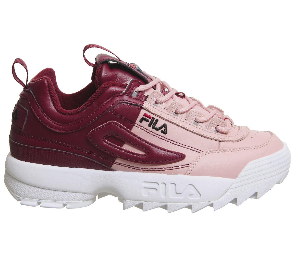 Pink Office Fila Trainers Fila Disruptor II Trainers Pink Shadow
