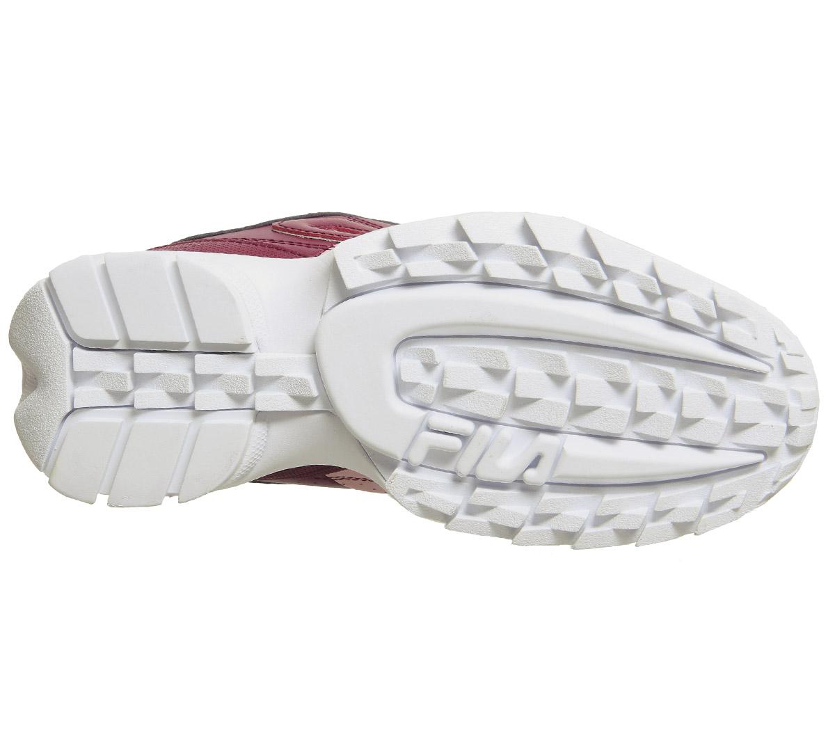 FilaDisruptor II TrainersPink Shadow White Split
