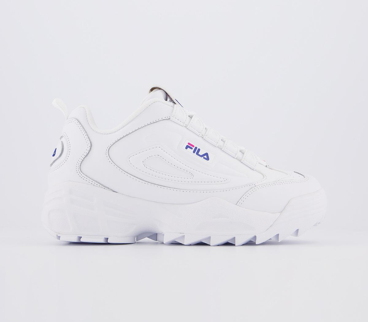 Fila disruptor clearance blue and white