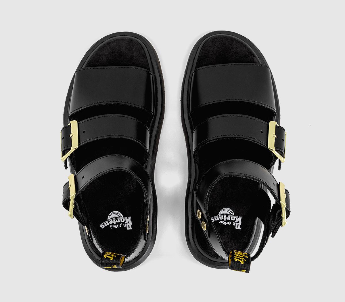 Dr. Martens Gryphon Sandals Black Atlas - Women's Sandals