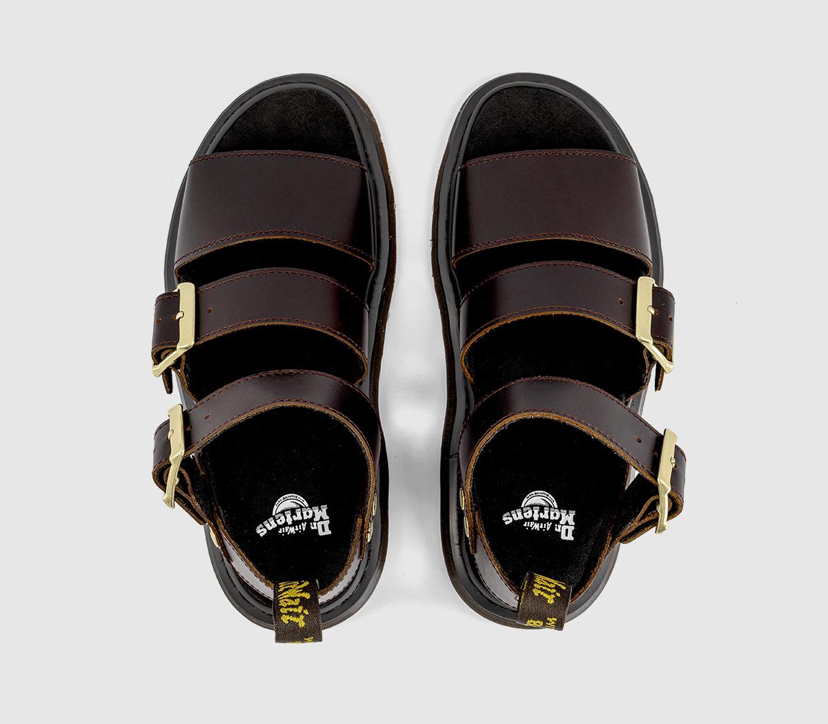 Dr. MartensGryphon SandalsBurgandy Charro Atlas