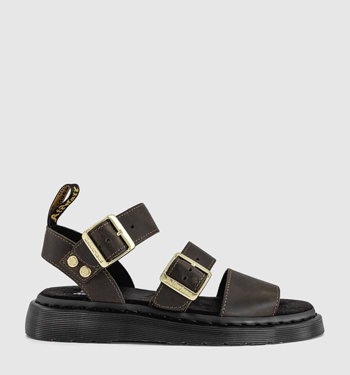 Dr. Martens Gryphon Sandals Olive Wyoming