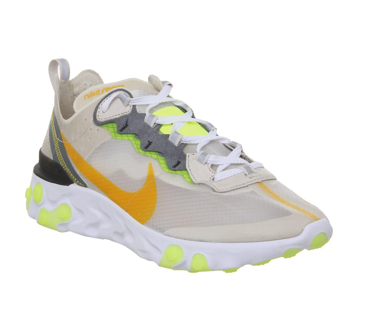 Nike react store element 87 yellow