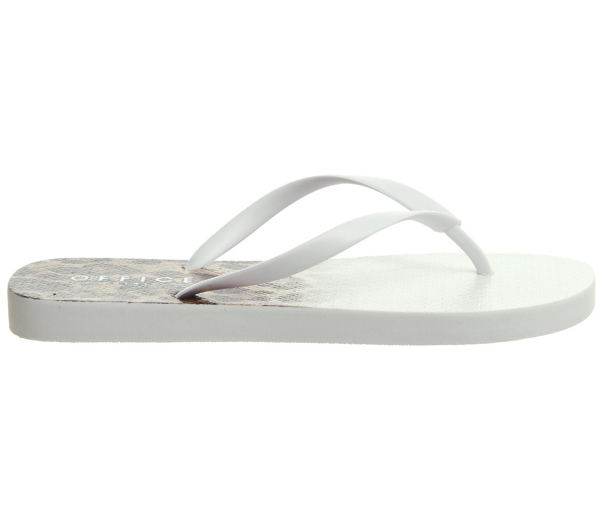 OFFICESeaside Ombre Toe Post Sandals OFFICESeaside Ombre Toe Post SandalsWhite Leopard