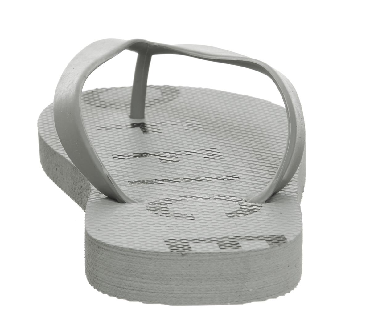OFFICEHoliday Flip FlopsGrey