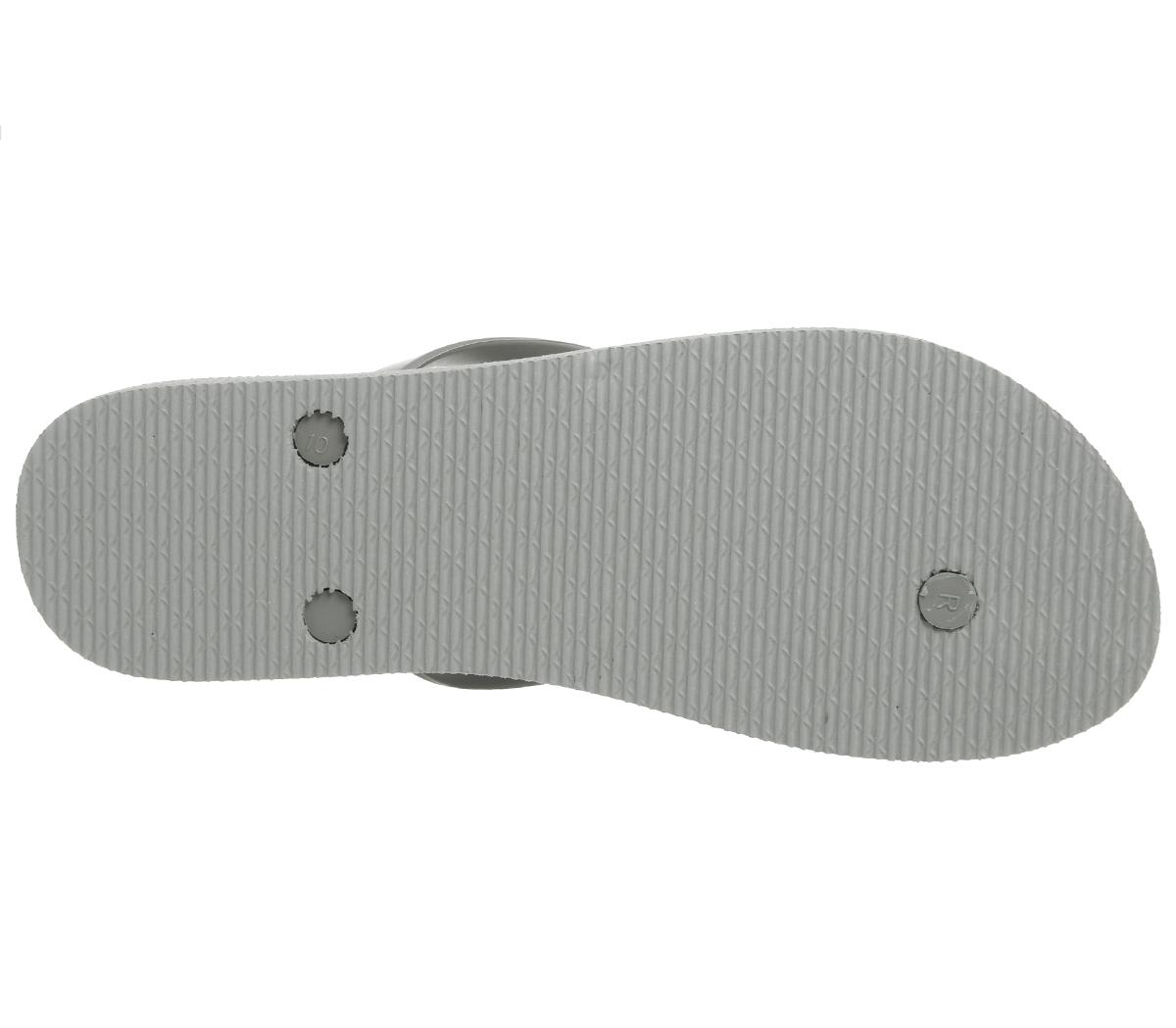 OFFICEHoliday Flip FlopsGrey