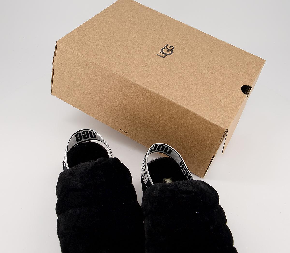 UGG Fluff Yeah Slides UGG Fluff Yeah Slides Black