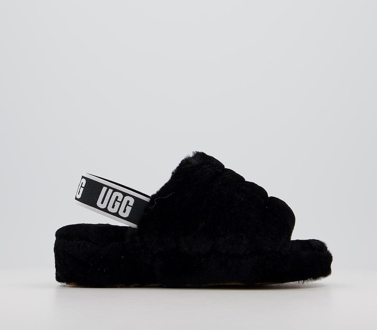 UGG Fluff Yeah Slides UGG Fluff Yeah Slides Black