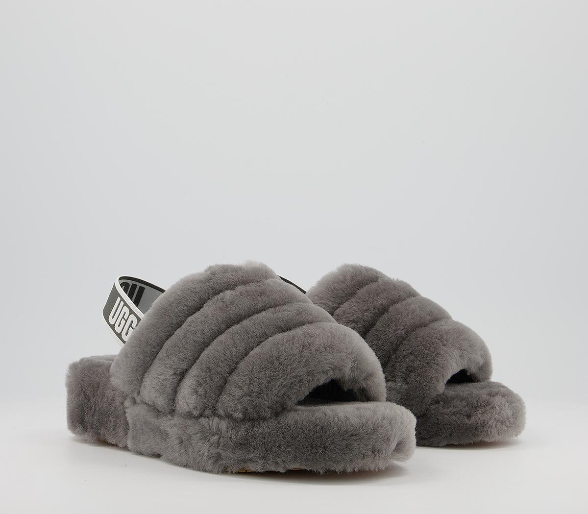 UGG Fluff Yeah Slides UGG Fluff Yeah Slides Charcoal