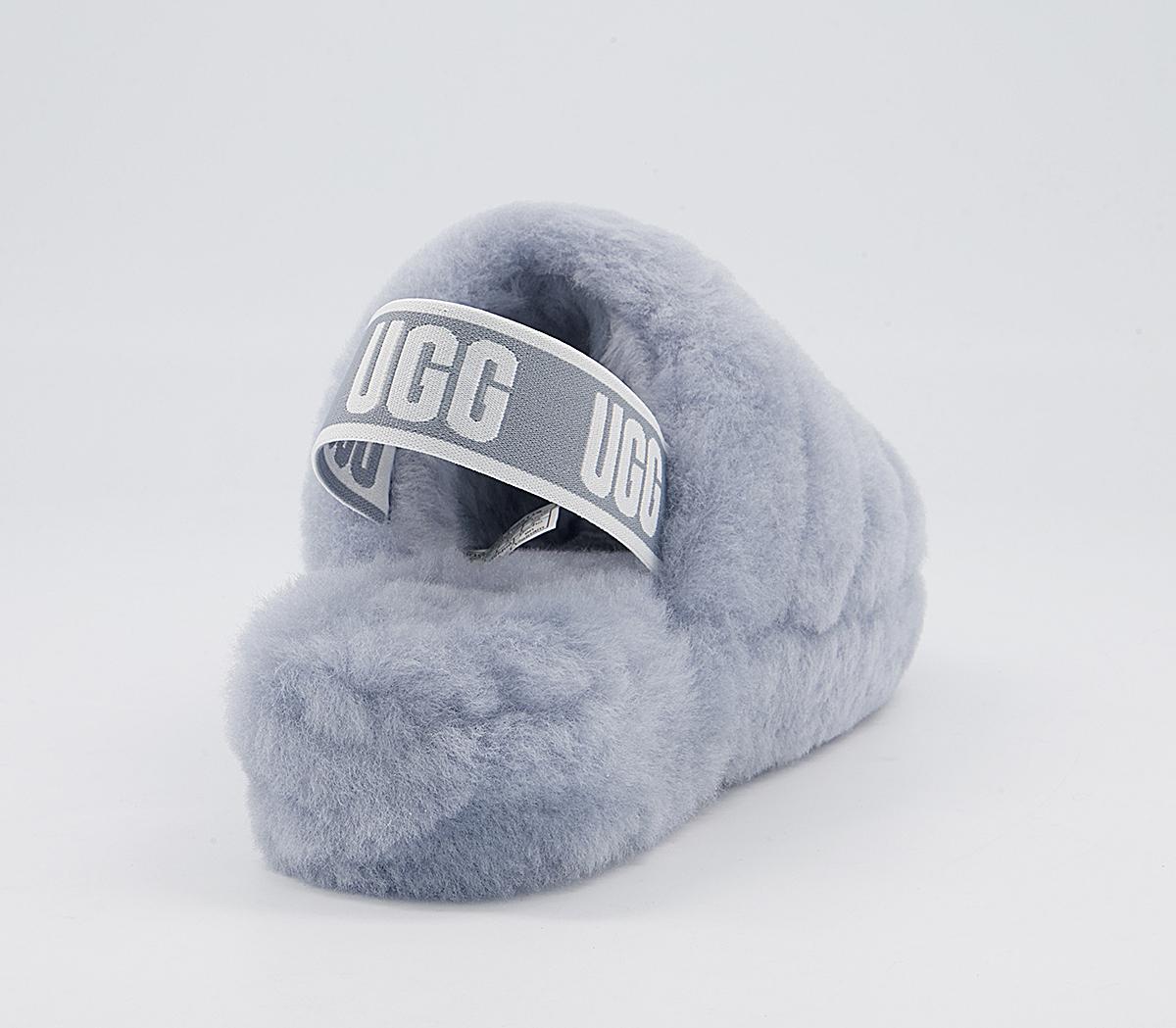 ugg fluff yeah ash fog