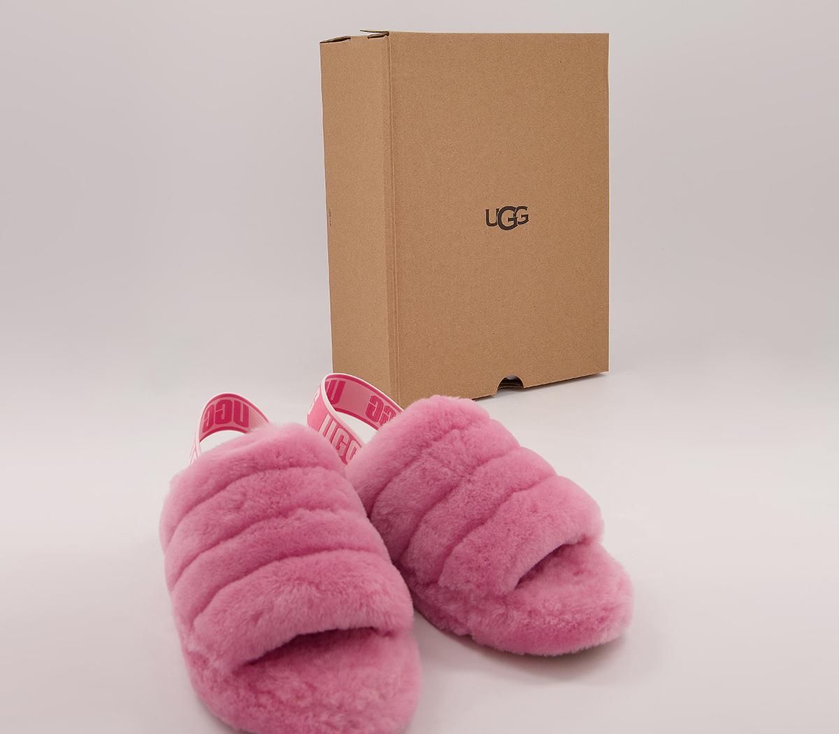 UGG Fluff Yeah Slide Wild Berry - Women's Sandals