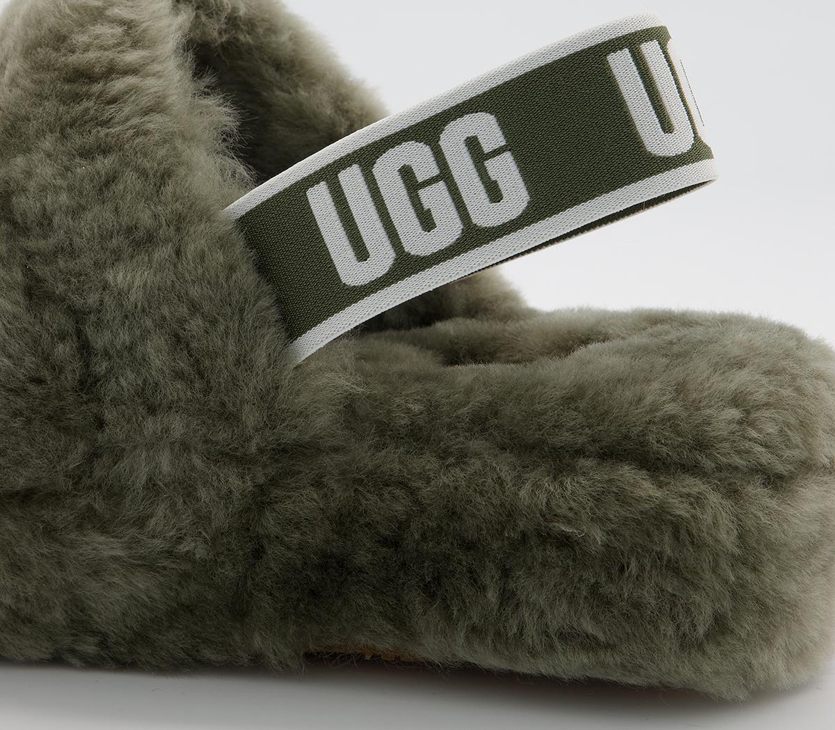UGGFluff Yeah SlidesBurnt Olive