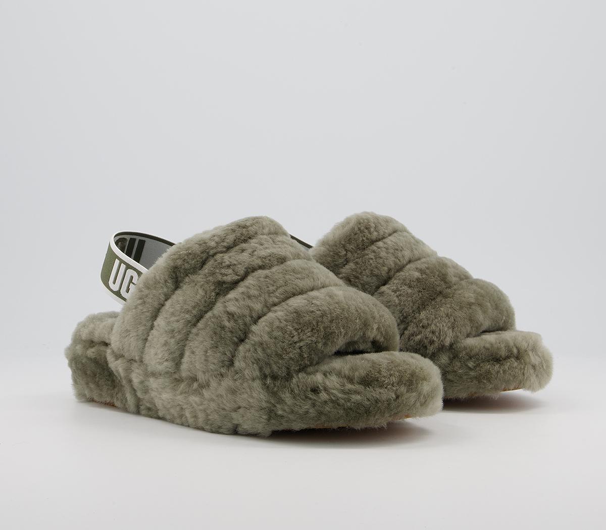 UGGFluff Yeah SlidesBurnt Olive