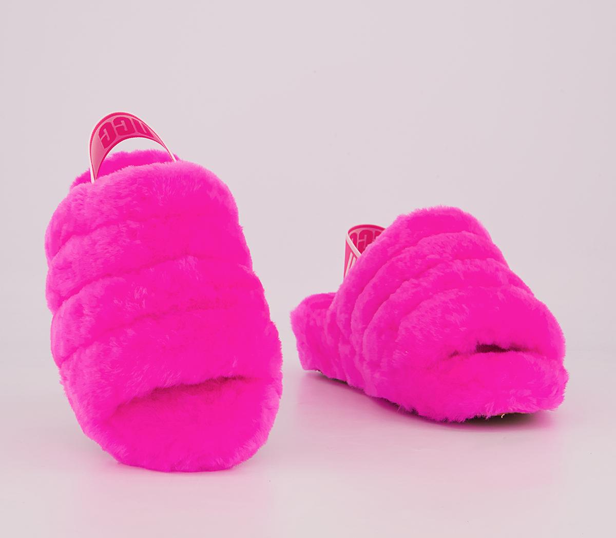 UGG Fluff Yeah Slides Taffy Pink - Women’s Sandals