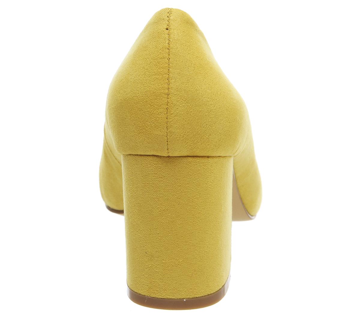 OFFICEMama Point Court With Chunky HeelYellow