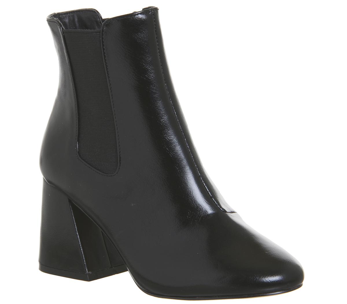 OFFICEAngular Block Heel Chelsea BootsBlack