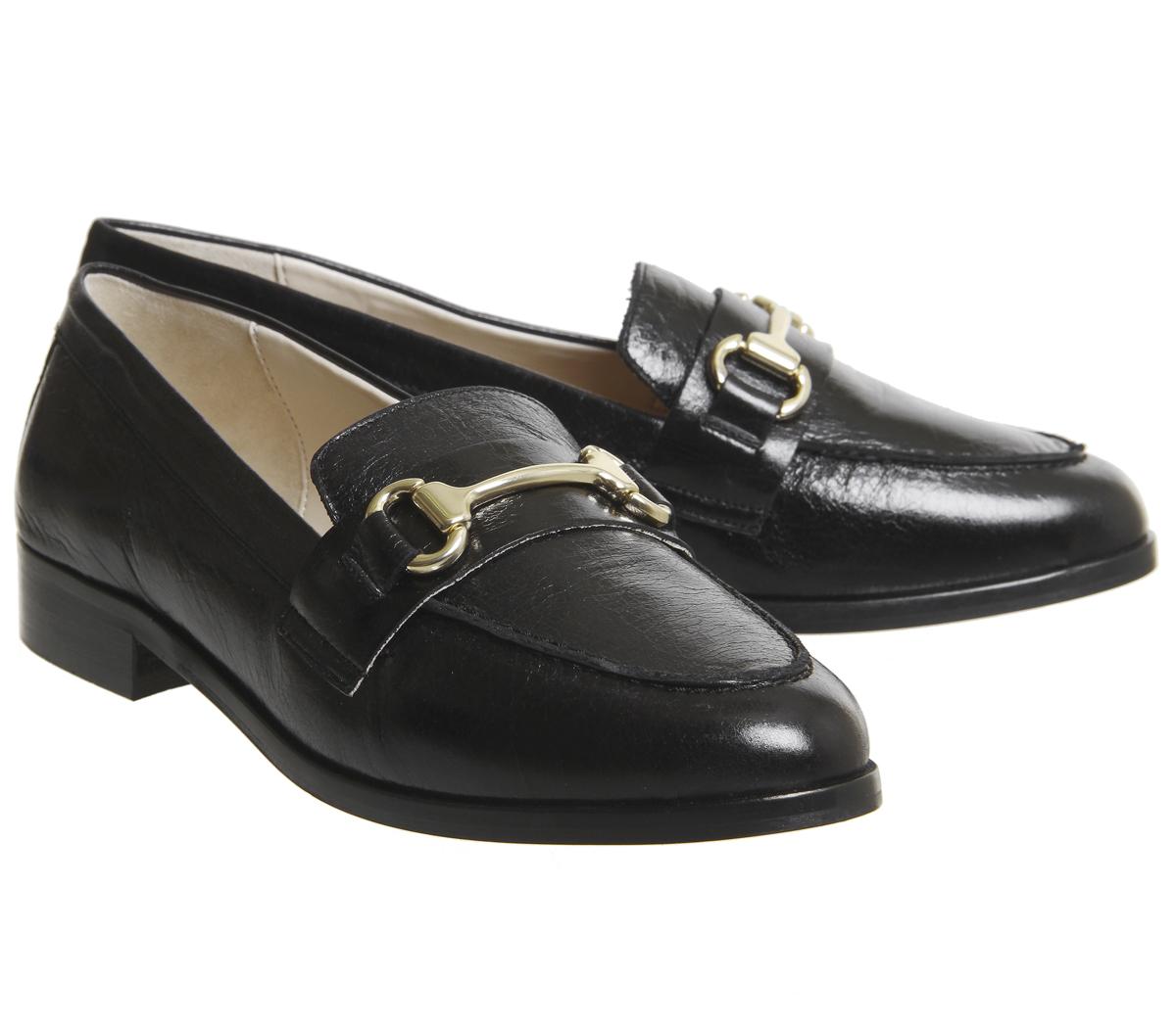 OFFICEFluster LoaferBlack Groucho Leather