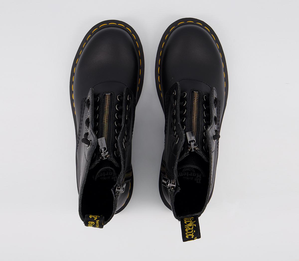 Dr. Martens 1460 Pascal Front Zip Boots Dr. Martens 1460 Pascal Front Zip Boots Black