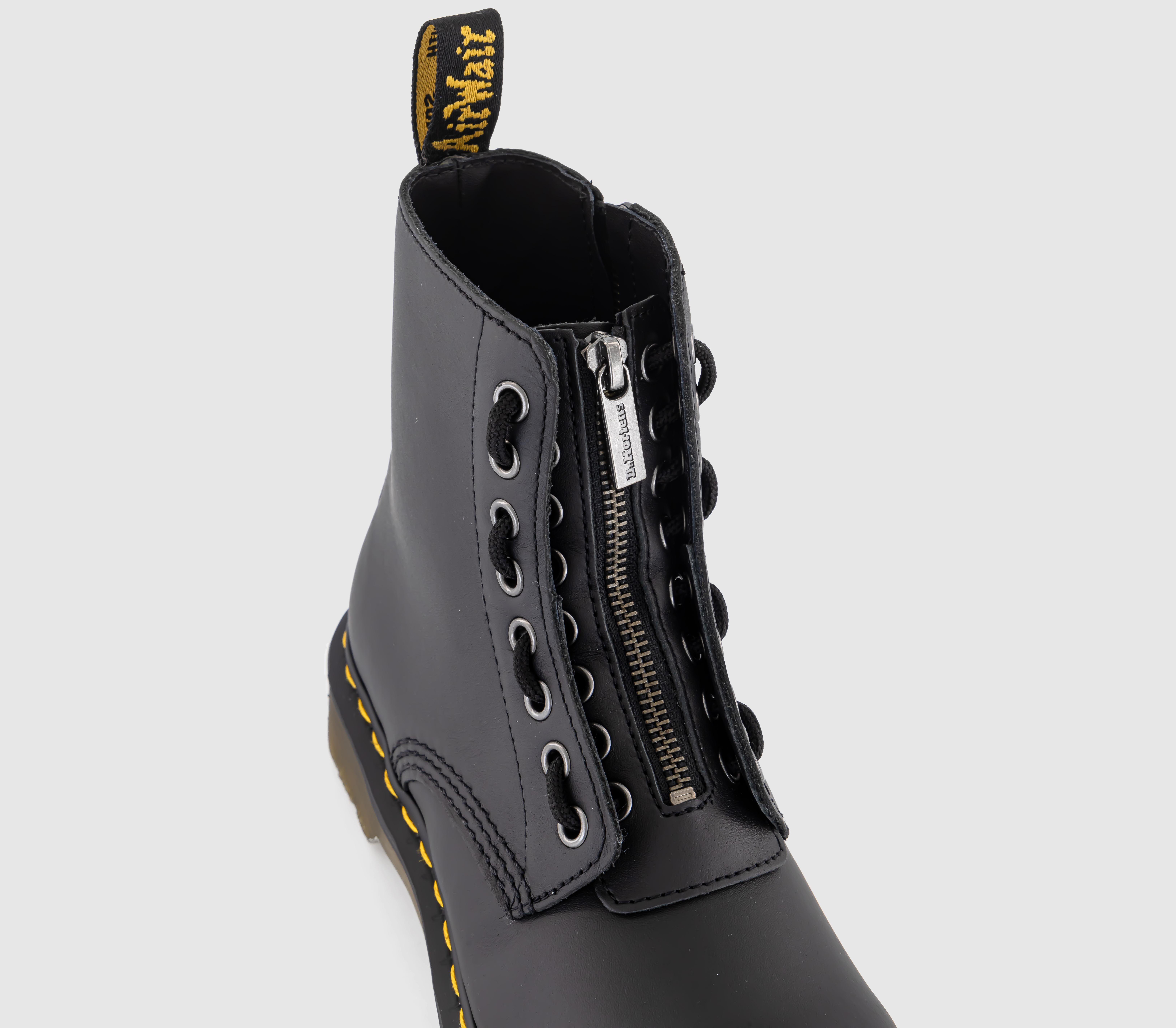 Dr. Martens1460 Pascal Front Zip BootsBlack