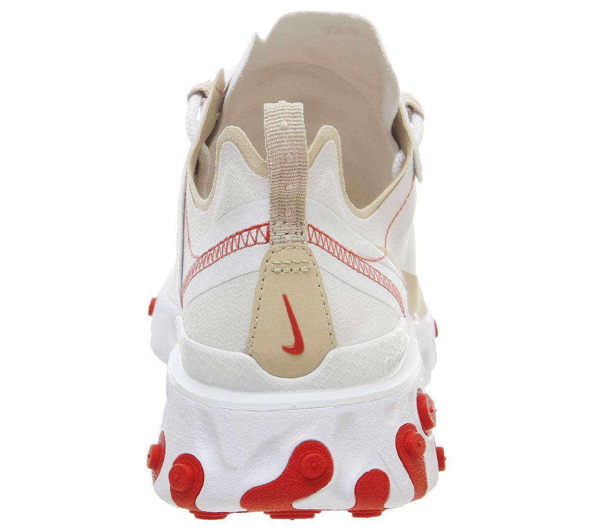 NikeReact Element 55 TrainersWhite Desert Ore White Ember Glow