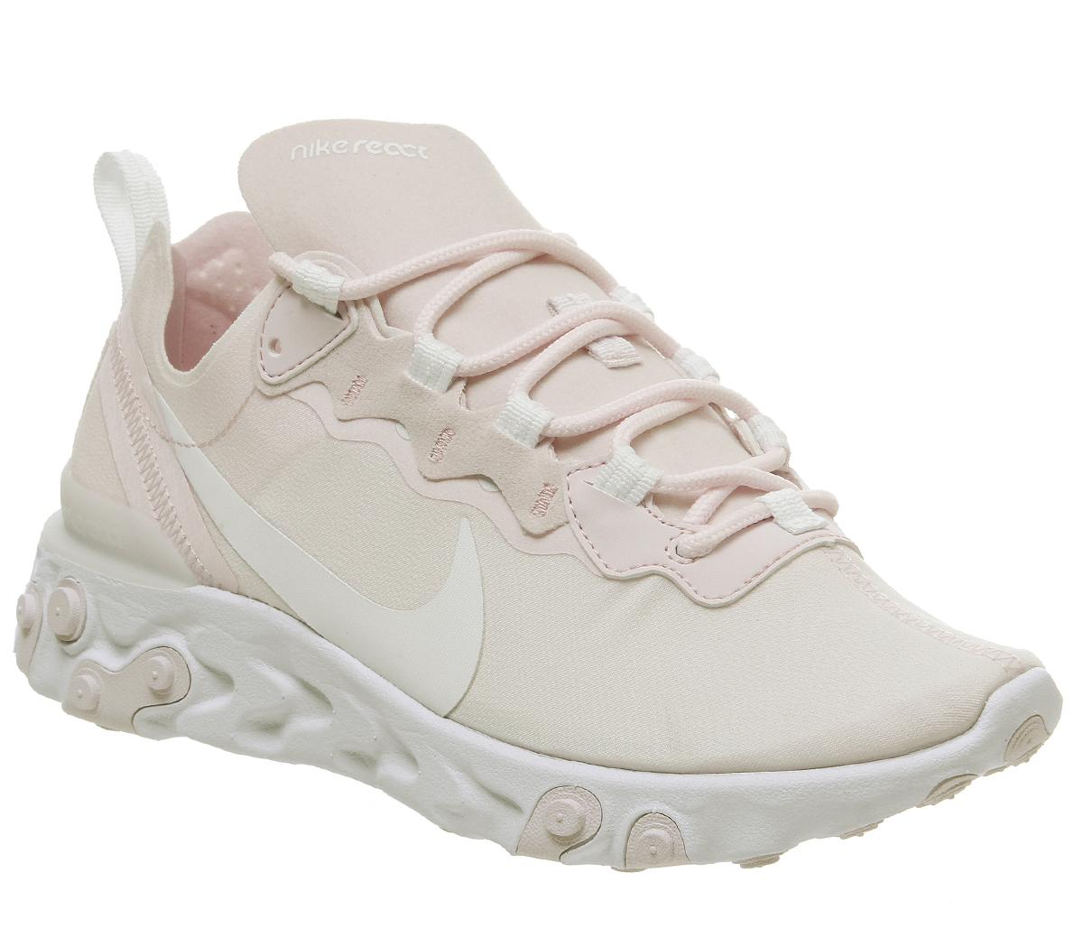 NikeReact Element 55 TrainersPale Pink White White Pale Pink F
