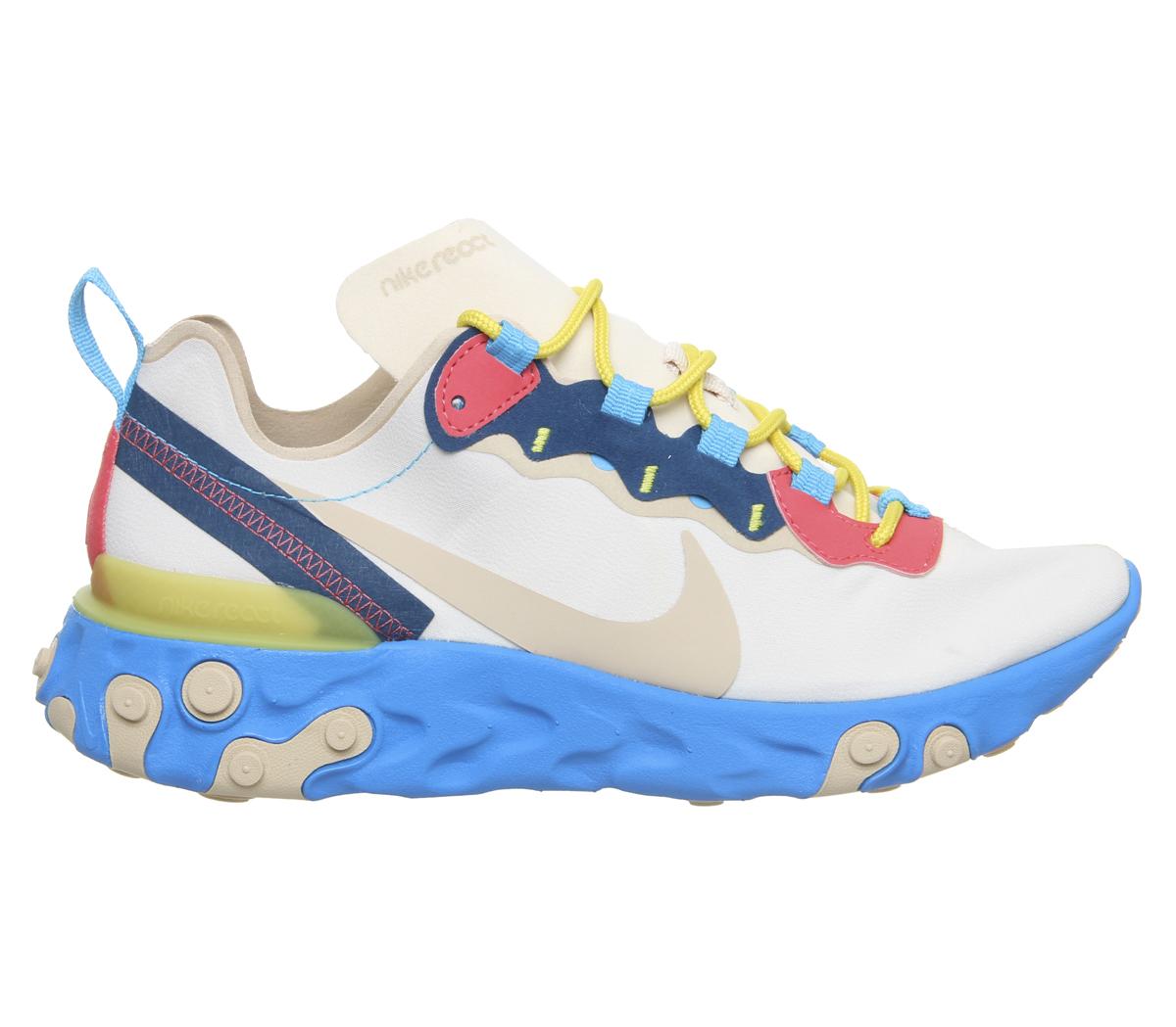 NikeElement React 55Light Cream Desert Ore Light Blue
