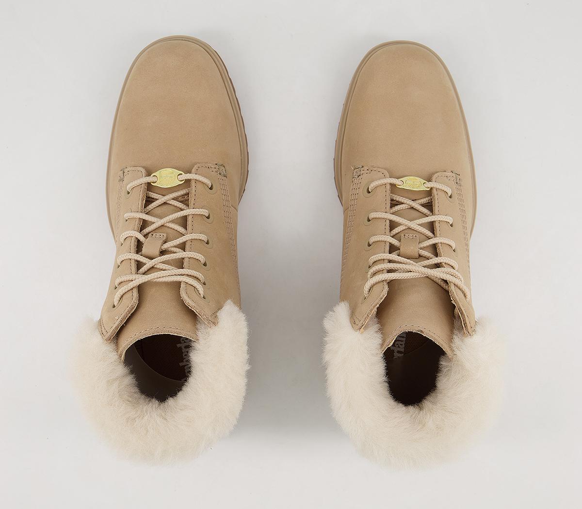 TimberlandSlim Premium 6 Inch Fur Cuff BootsStone Exclusive