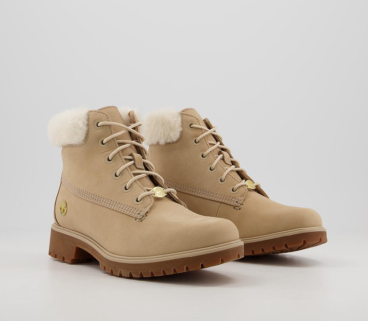 TimberlandSlim Premium 6 Inch Fur Cuff BootsStone Exclusive