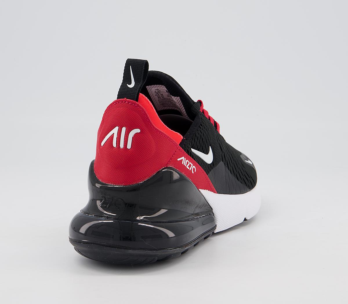 nike air max 270 junior red and black