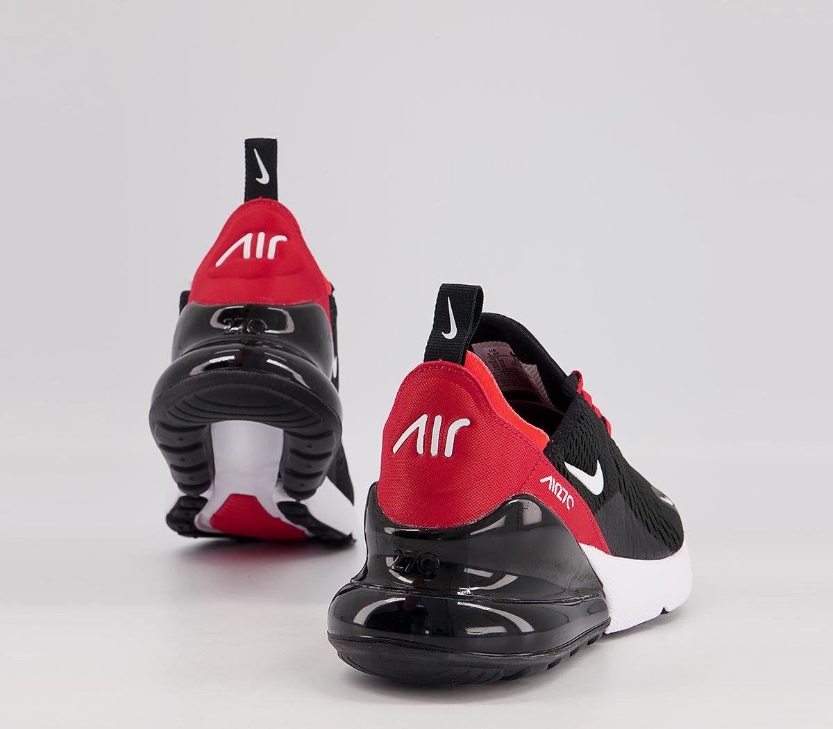 University Red White And Red Nike 270s Max 270 Junior White And - Main Image