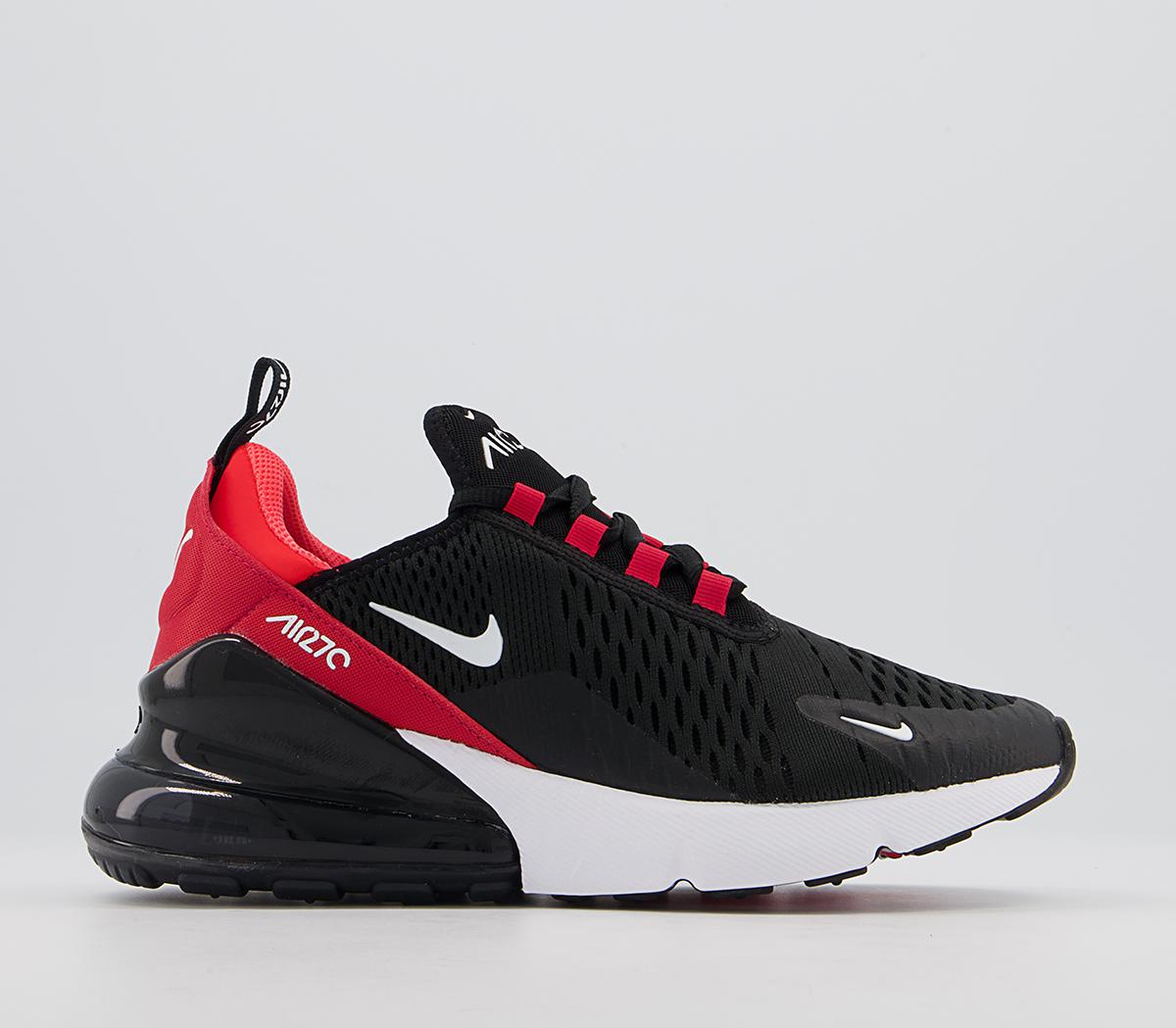 NikeAir Max 270 Gs TrainersBlack White Red