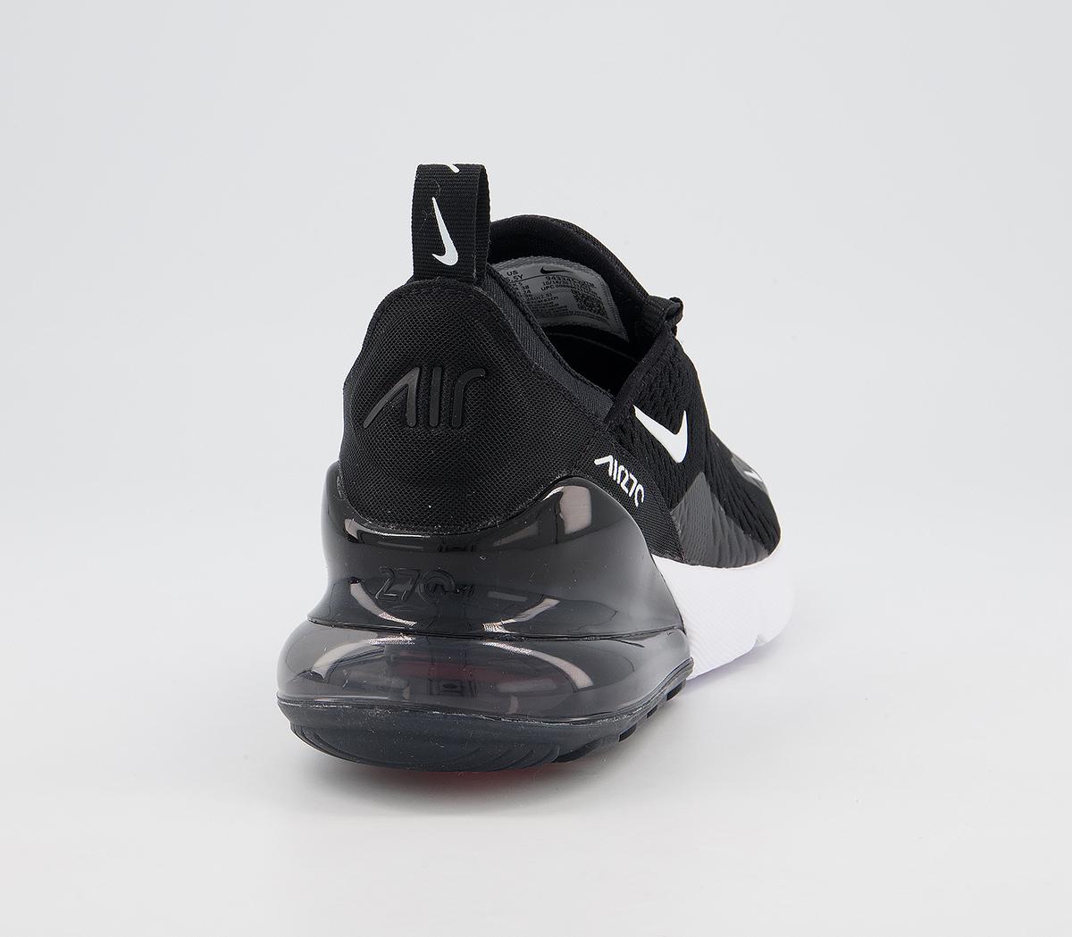 Nike Air Max 270 Gs Trainers Nike Air Max 270 Gs Trainers Black White Anthracite