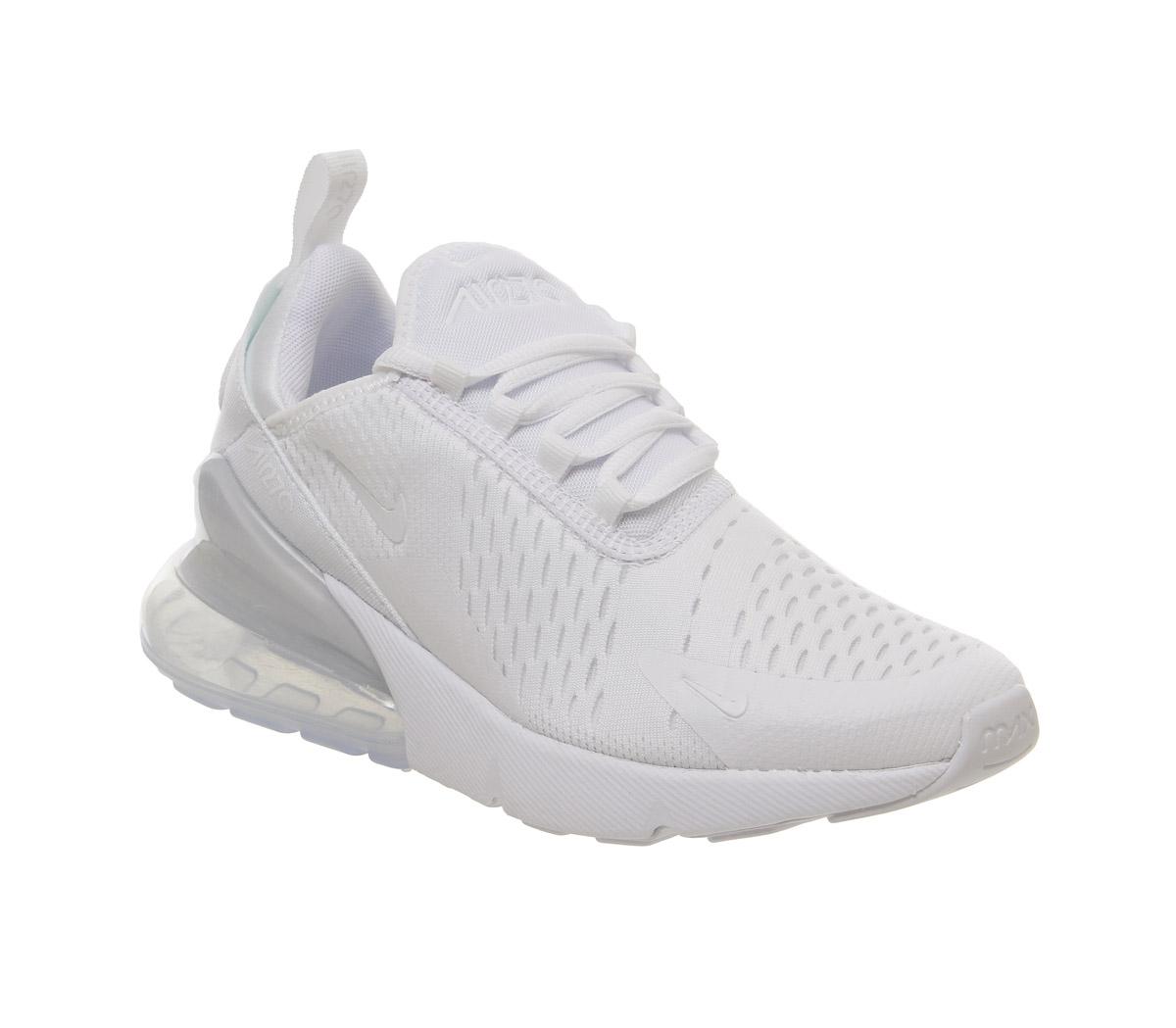 white junior air max 270