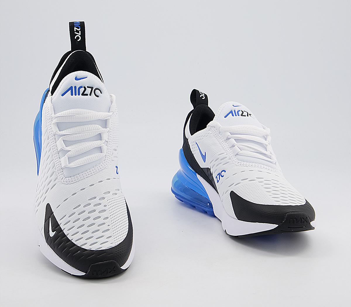 Nike Air Max 270 Gs Trainers Nike Air Max 270 Gs Trainers White Blue Black