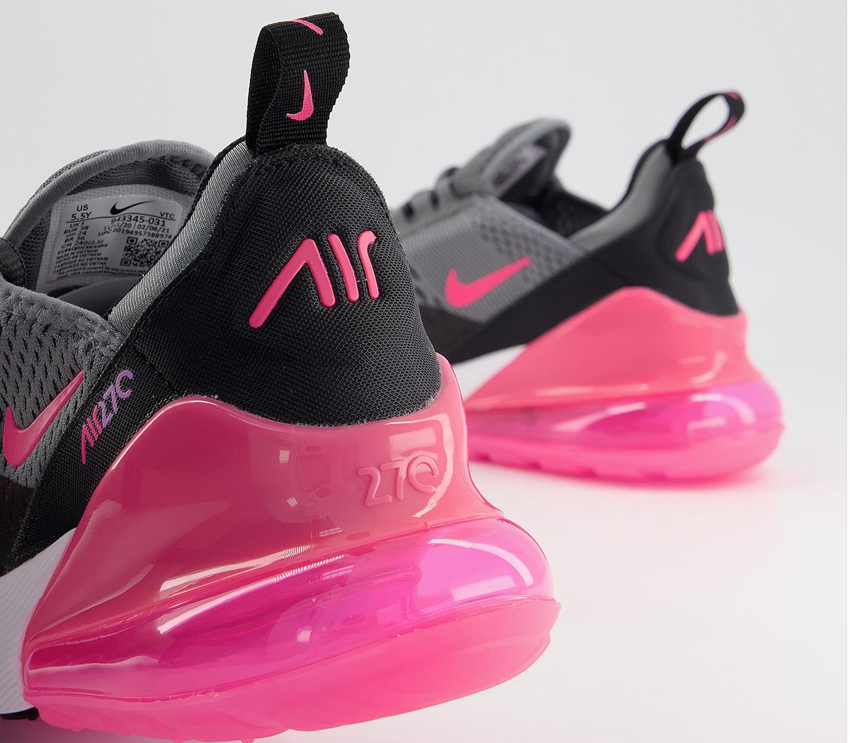 womens nike shoes pink and black