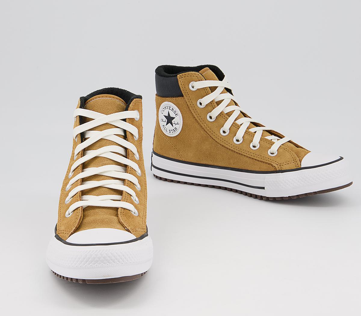 Converse All Star Pc Boot Hi Trainers Converse All Star Pc Boot Hi Trainers Wheat White Black